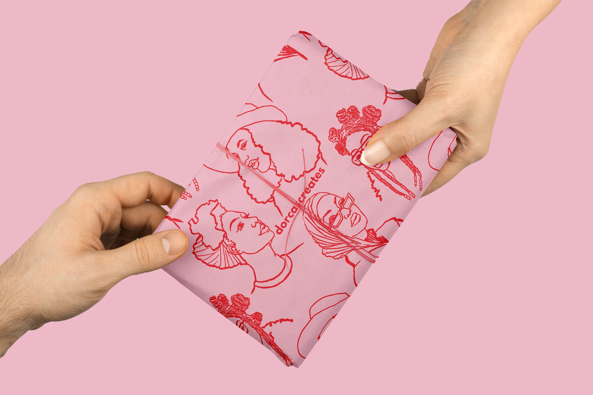 Branded Tissue Paper, Digital Tissue Paper Design, Product