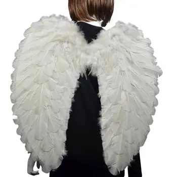 Manufacturer Hot-Selling White Feather Angel Wingschina &Large Costume Angel Feather Wings For Wedding