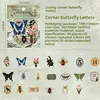 F Notes de Papillons dans un Coin Ensoleillé - Vert