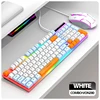 Souris + clavier VON280 blanc