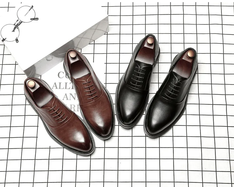2023 Genuine Leather Wholesale Men Dress Mens Formal Shoes Handmade ...
