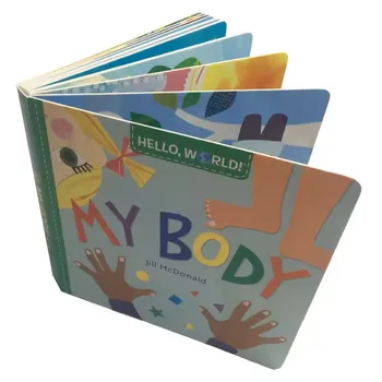 Custom Hardcover Book Story  Brand Children Illustration Books English Kids Board Book Printing Cardboard Printing
