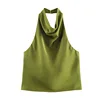 olive green top