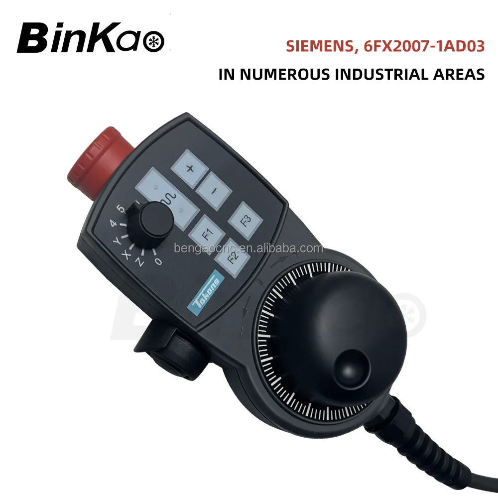 For Sinumerik With Coiled Cable 3.5 M Siemens Mini Handheld Unit Mpg Handwheel 6FX2007-1AD03 6FX2007-1AD13