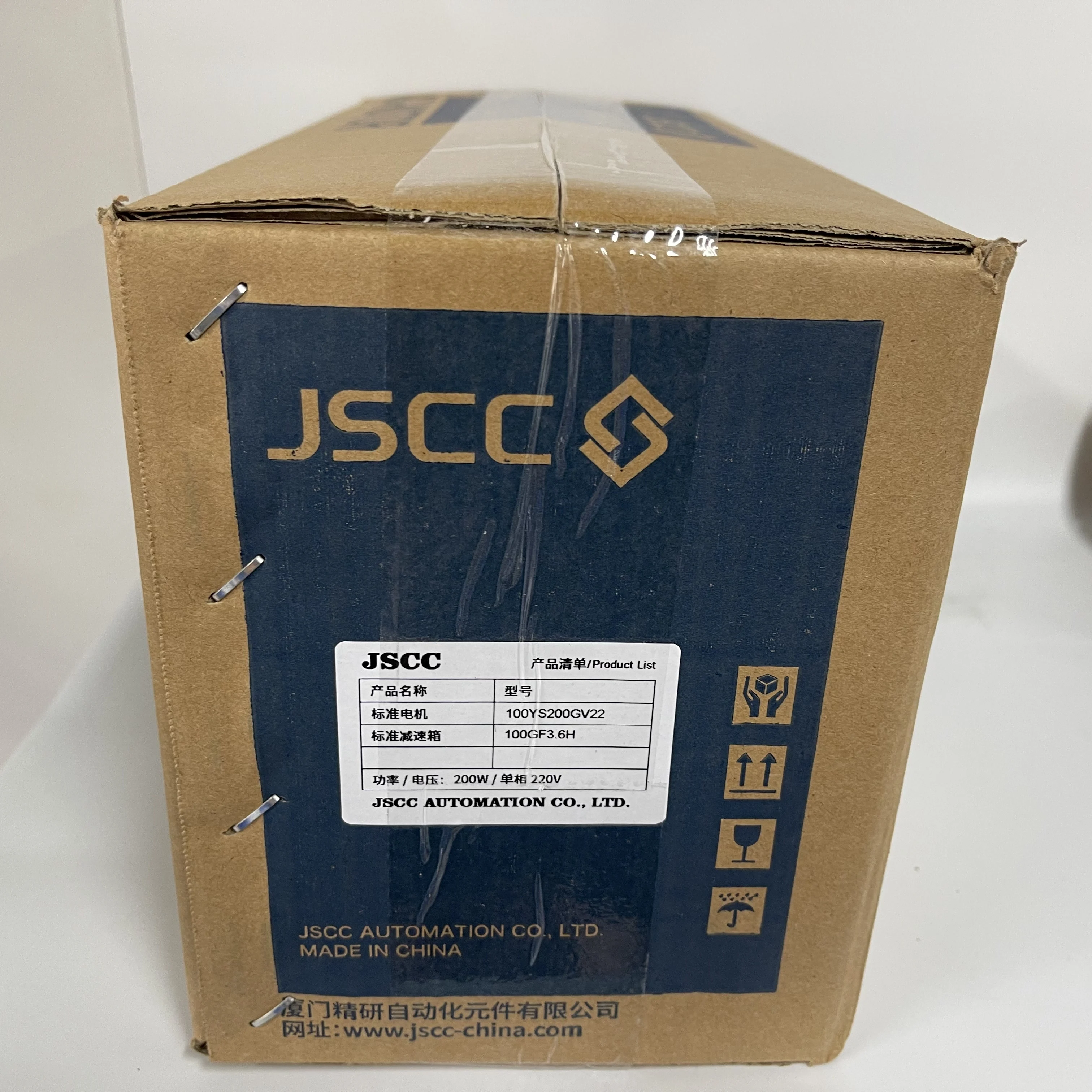 JSCC Gear Motor & Gearbox Standard Motor: 100YS200GV22; Standard Gearbox: 100GF3.6H JSCC Gear Motor & Gearbox Standard Motor: 100YS200GV22; Standard Gearbox: 100GF3.6H