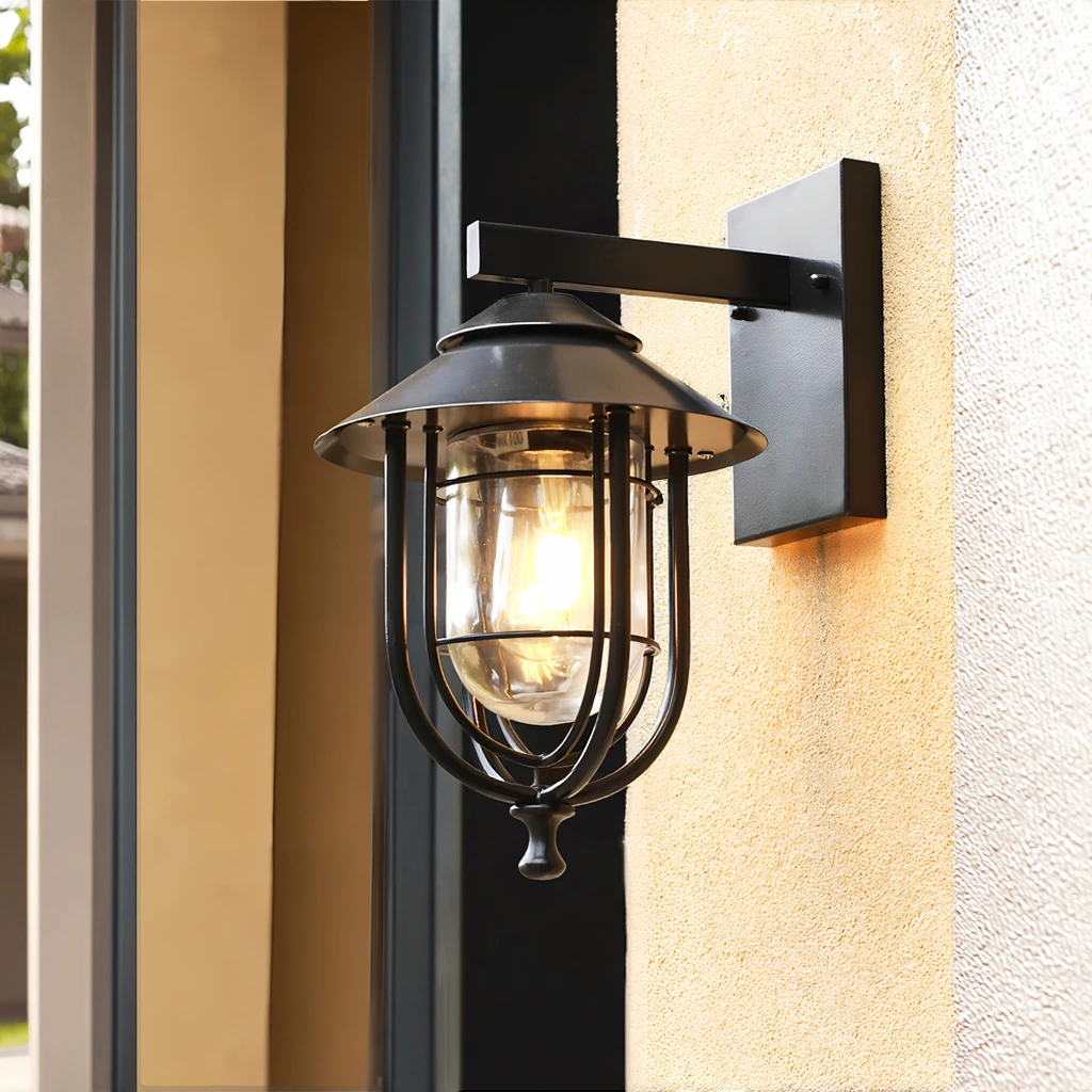 Außen-Aluminium-LED-Wandleuchte, solarbetrieben, wasserdicht, für Villa, Hof, Tor, Pfosten, Zaun, mit 5-Jahres-Garantie