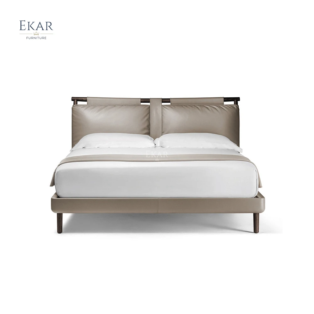 EKAR FURNITURE Hot selling luxury bed Modern furniture design bedroom soft bed