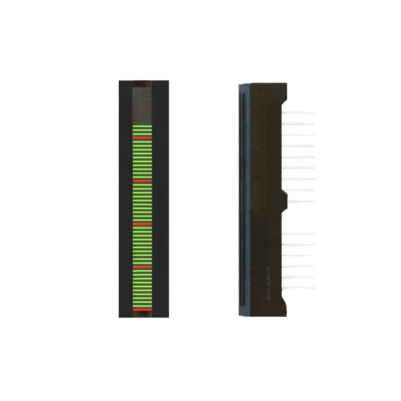 Матричная Светодиодная панель Taidacent 6*8 световой луч 51 сегмент 42 мм светодиодная линейная электронный измеритель