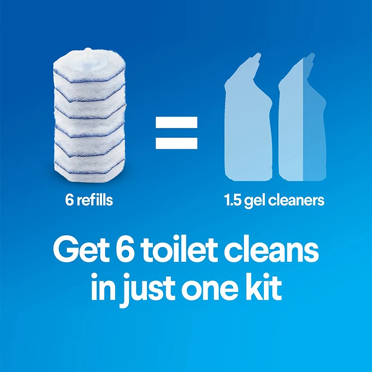 Quick And Clean Disposable Sponges Brush Head Clean Disposable Toilet Bowl Brushes Buy