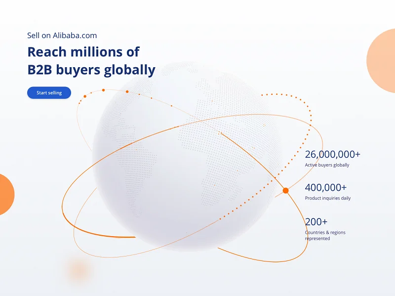 How does Alibaba attract customers?