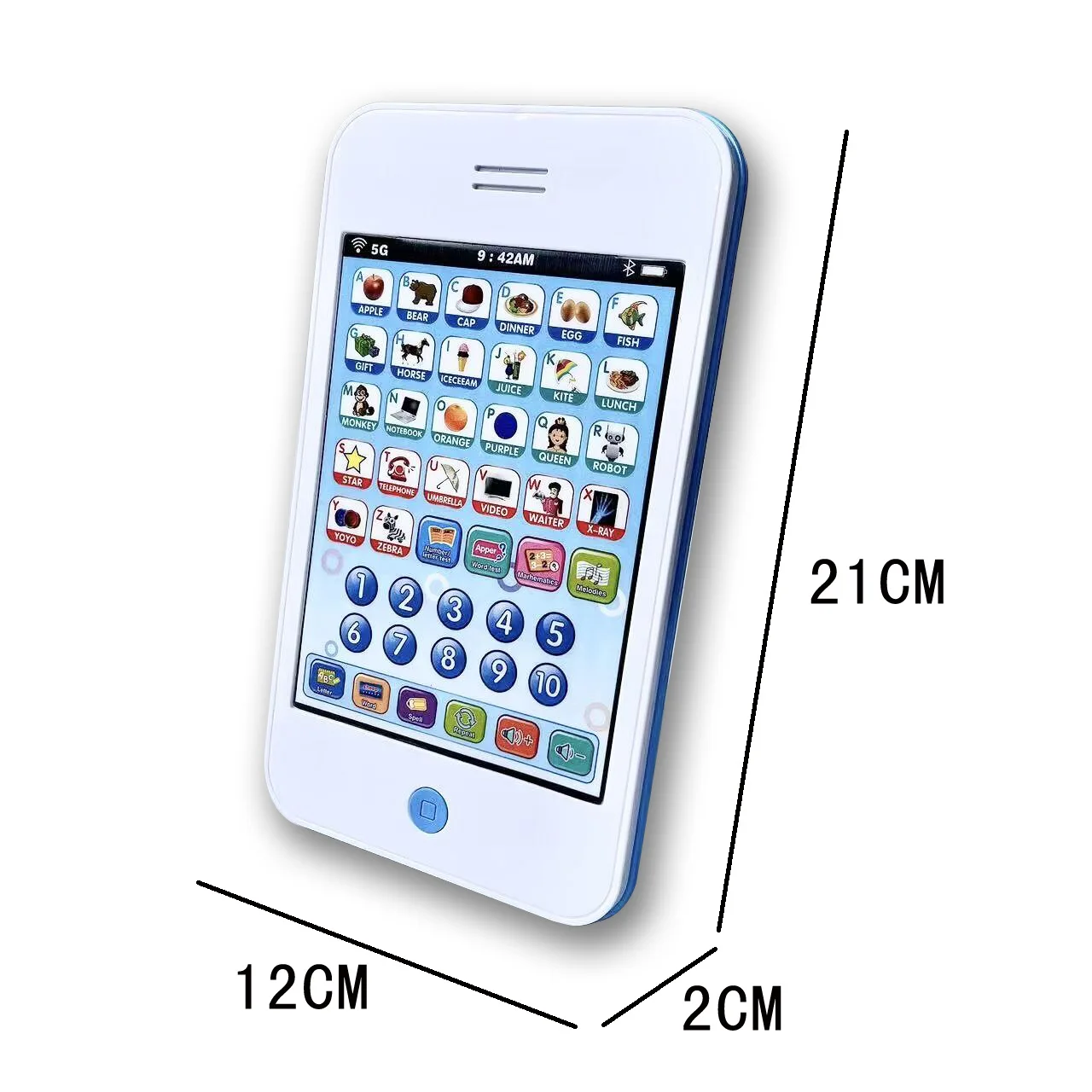 Детский развивающий телефон с сенсорным экраном