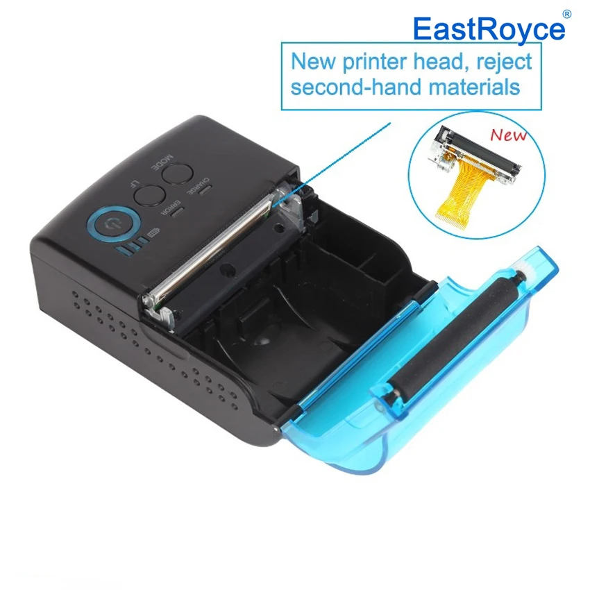 Imprimante Thermique Portable 58mm Avec Bluetooth Et USB - Parfaite Pour Les Reçus, Tickets Et Petits Commerces