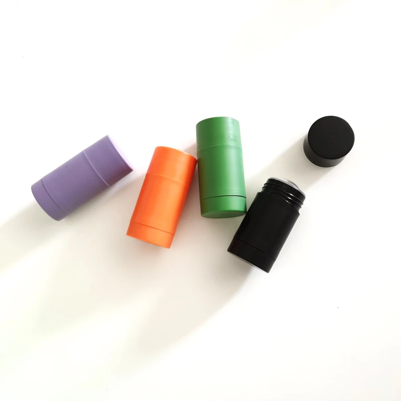 Twist up Push Stick Deodorant Container Packaging Eco Deodorant Stick Container Empty Bottle Deodorant Roll on Packaging Oval