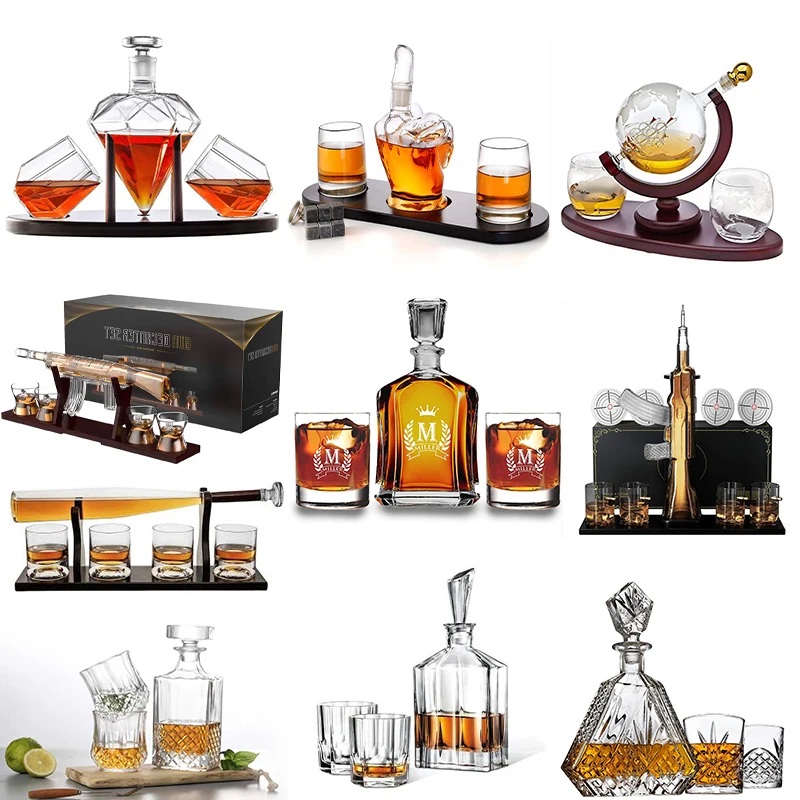 Custom Atypical Shape Bottle Whisky Personalized Wholesale European Box