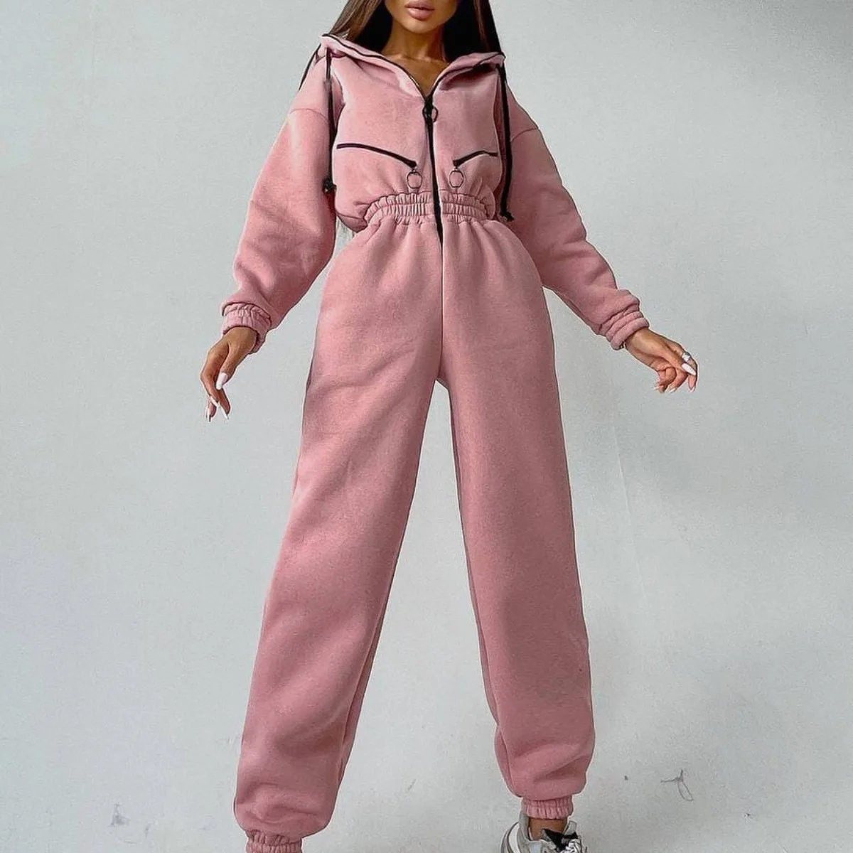 One Piece Womens Sweatsuit Jumpsuit Save Big On Bulk Hoodie