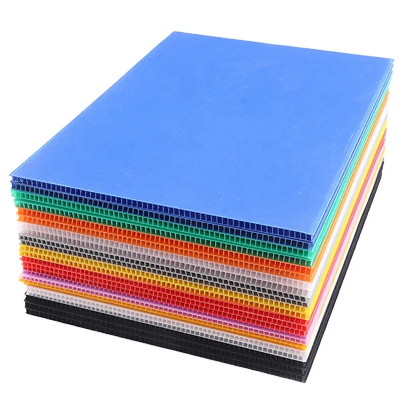 2-5mm Antistatic PP plastic corrugated sheet ESD anti-static corrugated ...