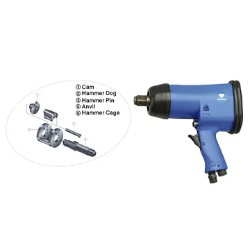 RONGPENG RP7461 Air-Powered Impact Wrench for Heavy Duty