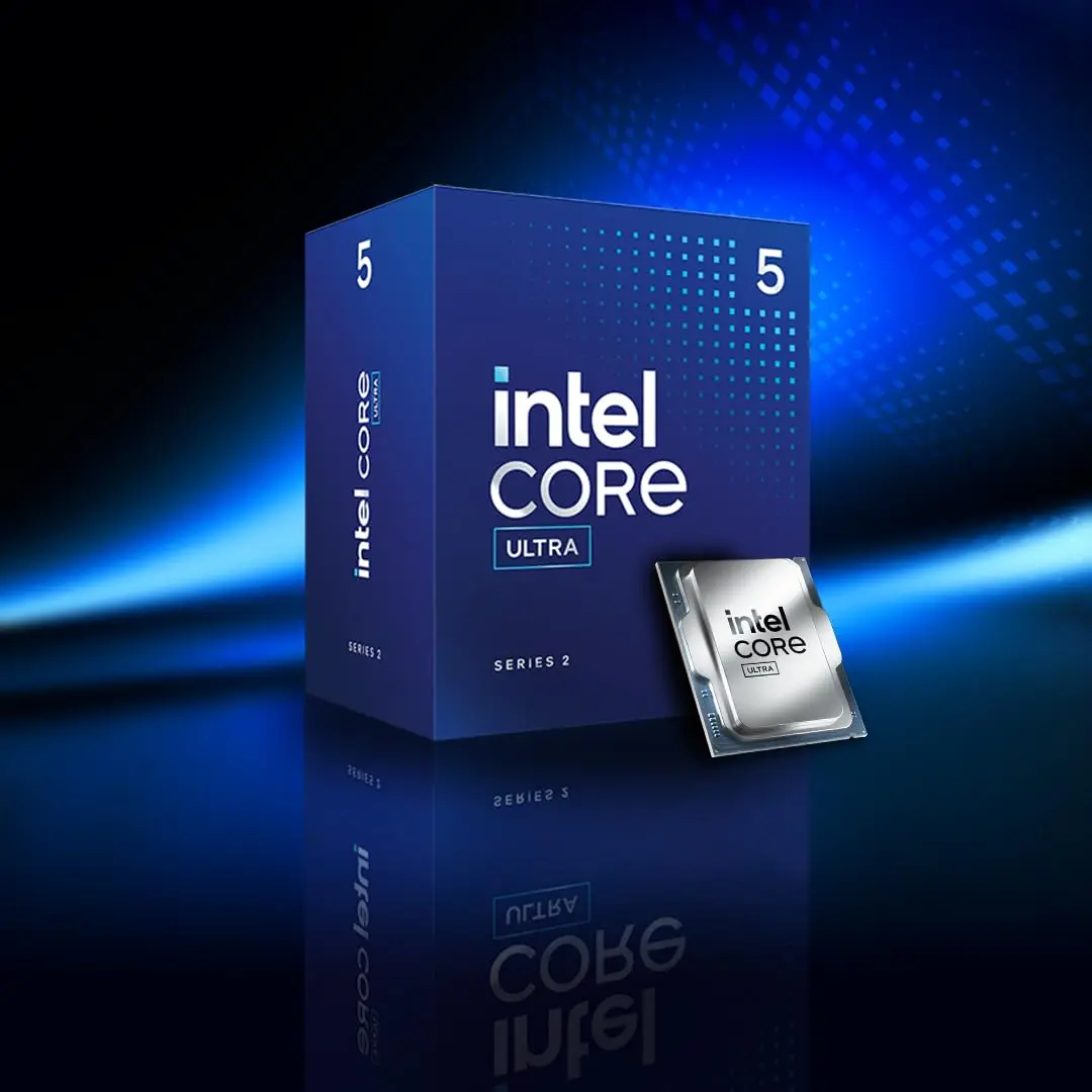 Intel Core Ultra 5 desktop processor 225, 10 cores (6 P cores + 4 E cores), up to 4.9 GHz, 125W LGA1851 CPU.