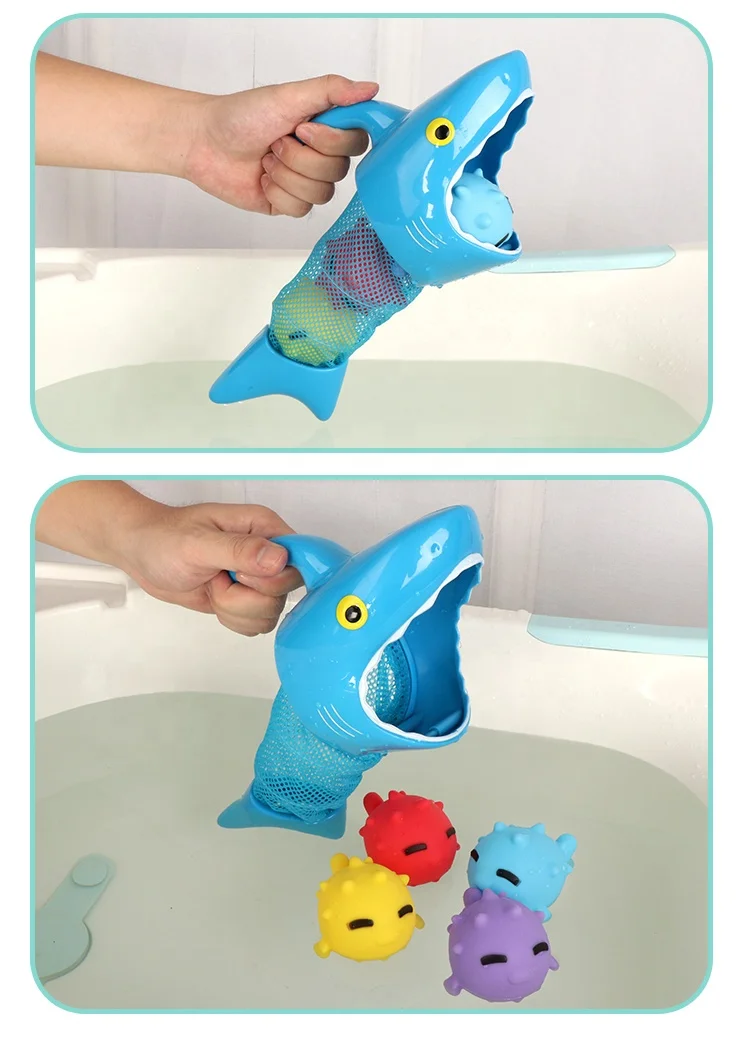 Набор игрушек для ванной с морскими животными, плавающая Акула для воды, игрушка для ванны