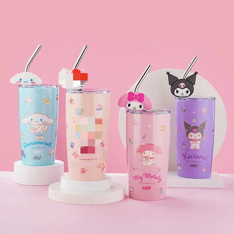 Kawaii Sanrio Thermos Cup with LED Temperature Display
