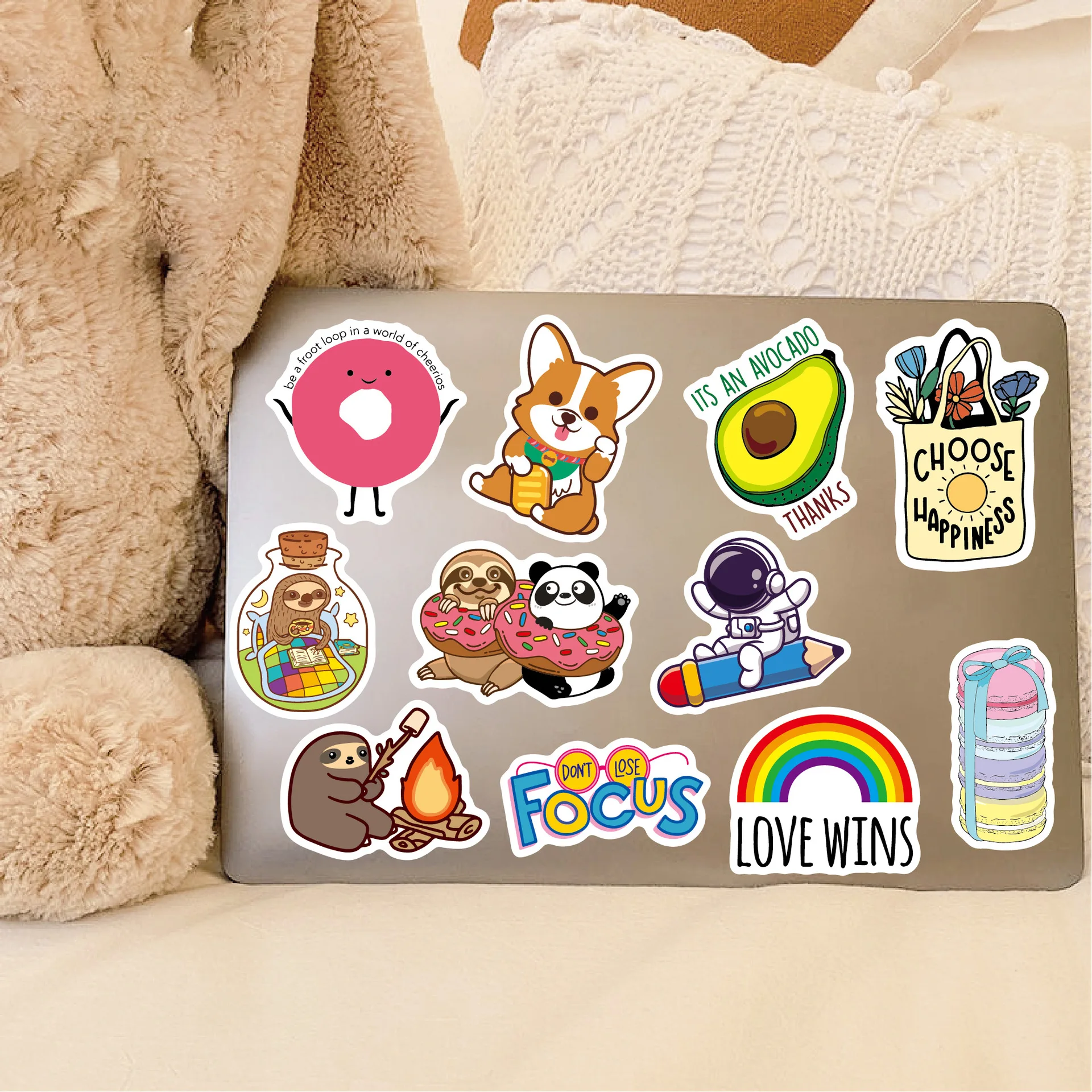 55 Stück Hochzeits-Aufkleber Set – Niedliche Vinyl-Sticker, Wasserdicht, Für Wasserflasche, Laptop & Mehr