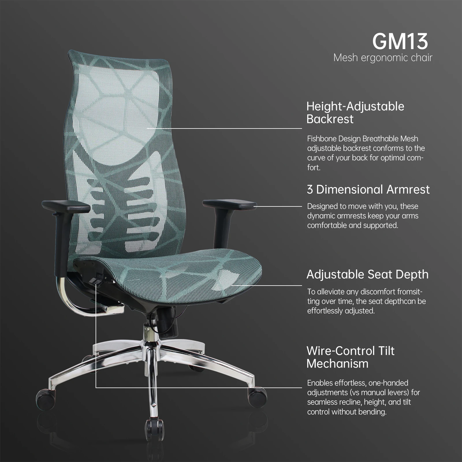 Custom Multifunction Mesh Ergonomic Chair 135° Tilting & Breathable Sliding Seat High Back Office Chair Sillas Escritorio