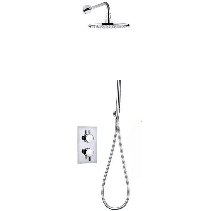 Modern Brass Concealed Thermostatic Shower System