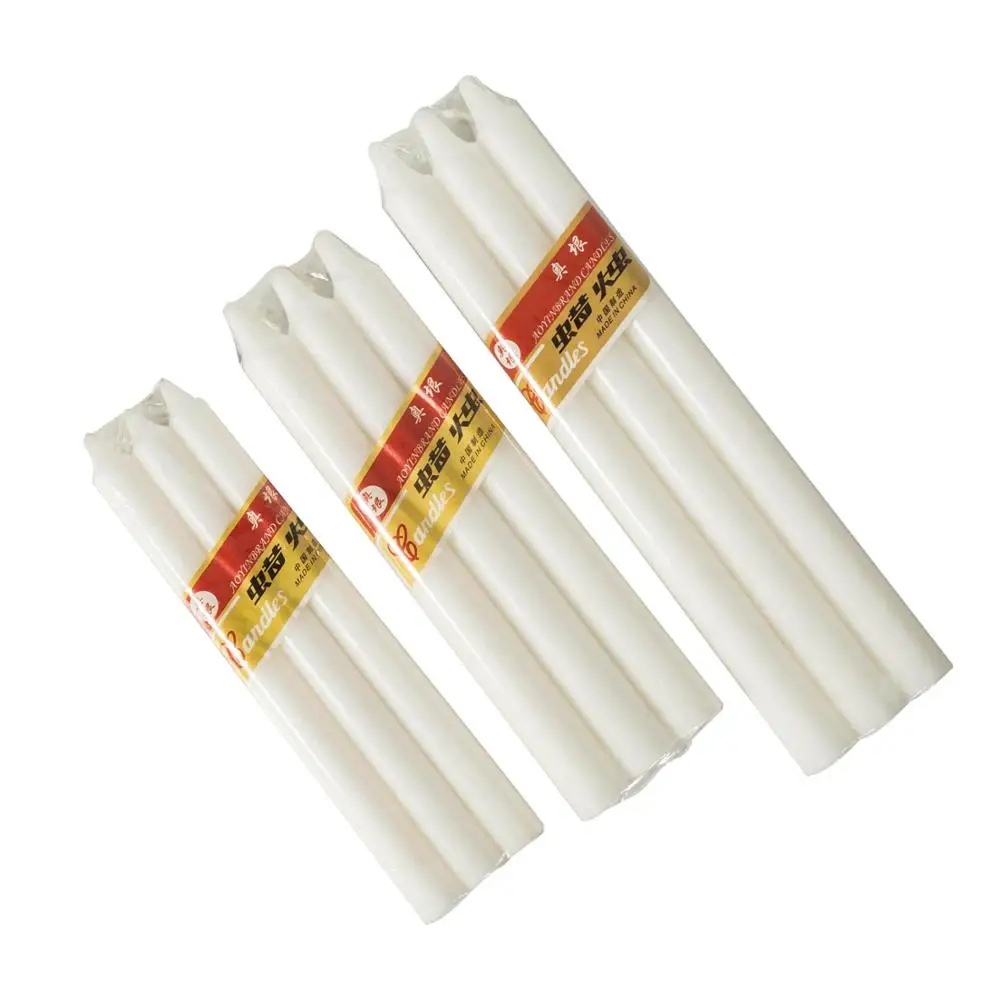 Wholesale Pillar Candles Unscented White Stick Cheap Church Candle To