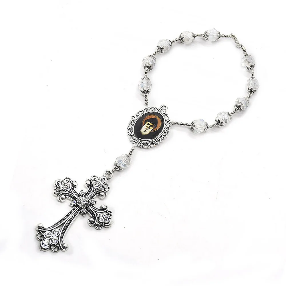 Großhandel Jesus Christ Kreuz Armband Handgemachte