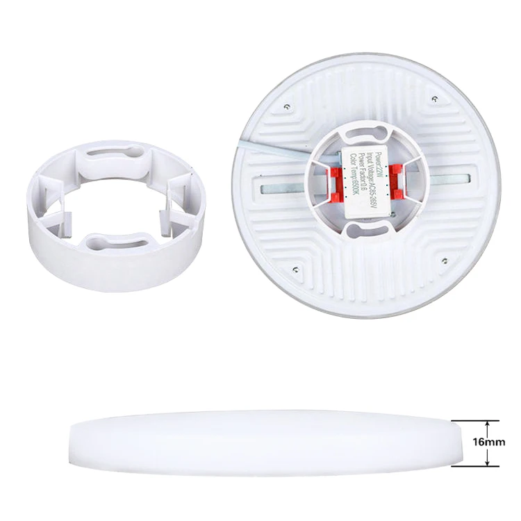 12w 18W 24W 6500K Indoor Frameless Recessed  Adjustable  Round LED Panel Light