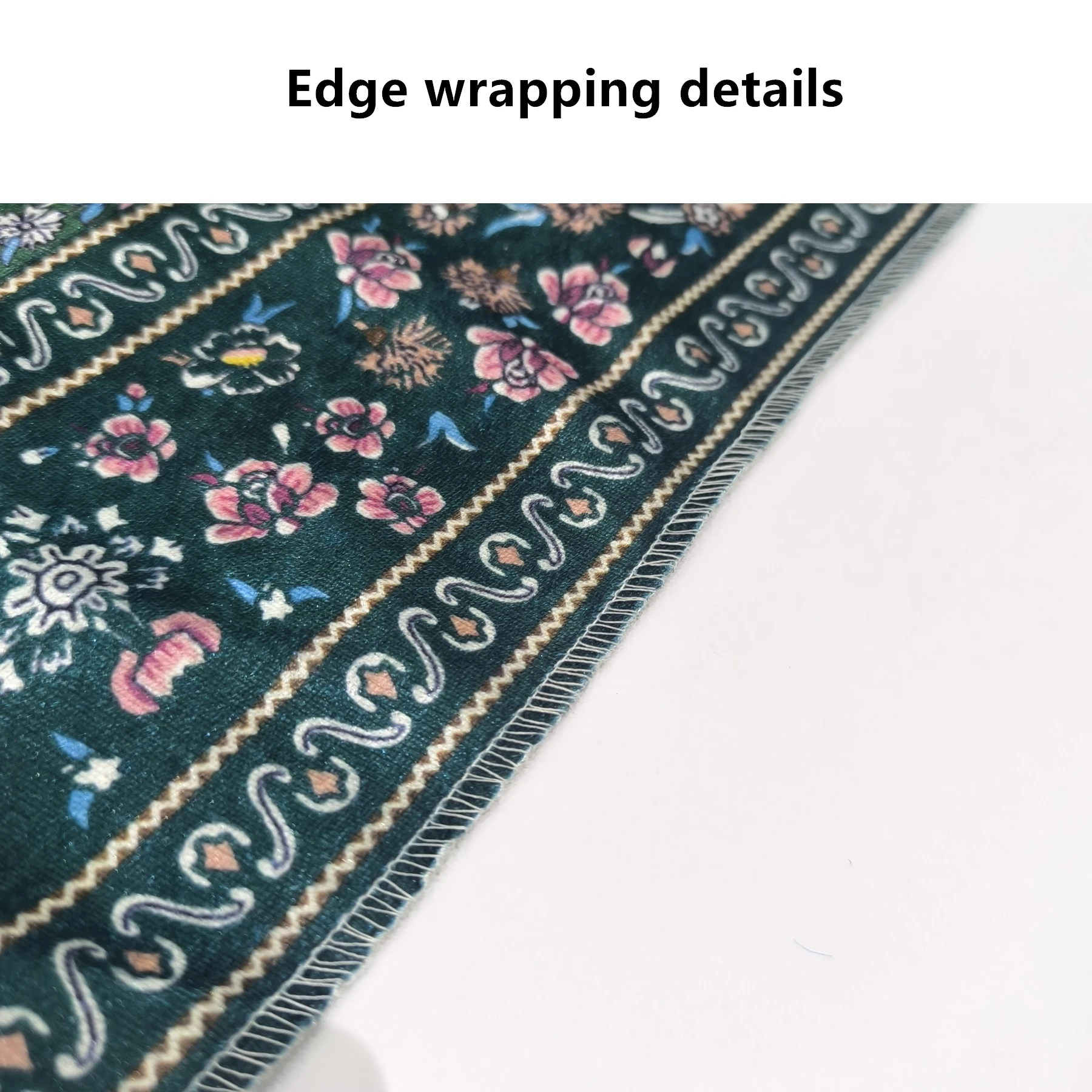 Tapis de prière floral élégant avec pochette de transport_voghion.com