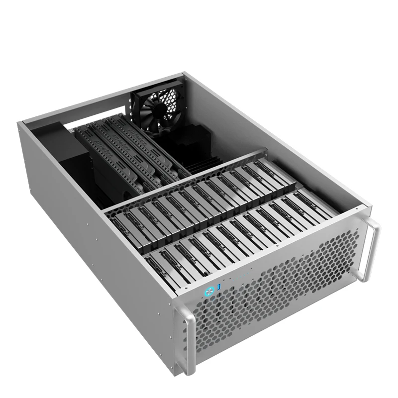 4u Chassis Case Support 24hdd Bays Server Chassis 19 Inch Rack Mount