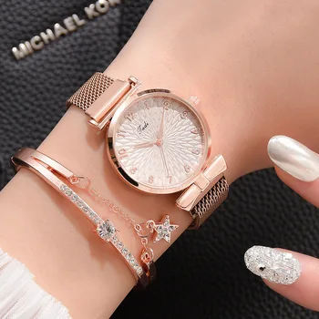 Dropshipping Fashion Ladies Watches Starry Sky Watches Wholesale Customize Luxury Women Quartz Wrist Watches