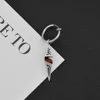 E042-Red2 (no ear hole earring)