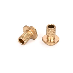 M2-M10 OEM Custom CNC Brass Knurled Thread Inserts Nuts Reverse Cao Suitable Plastic Molding Zhixi Brand for Machining