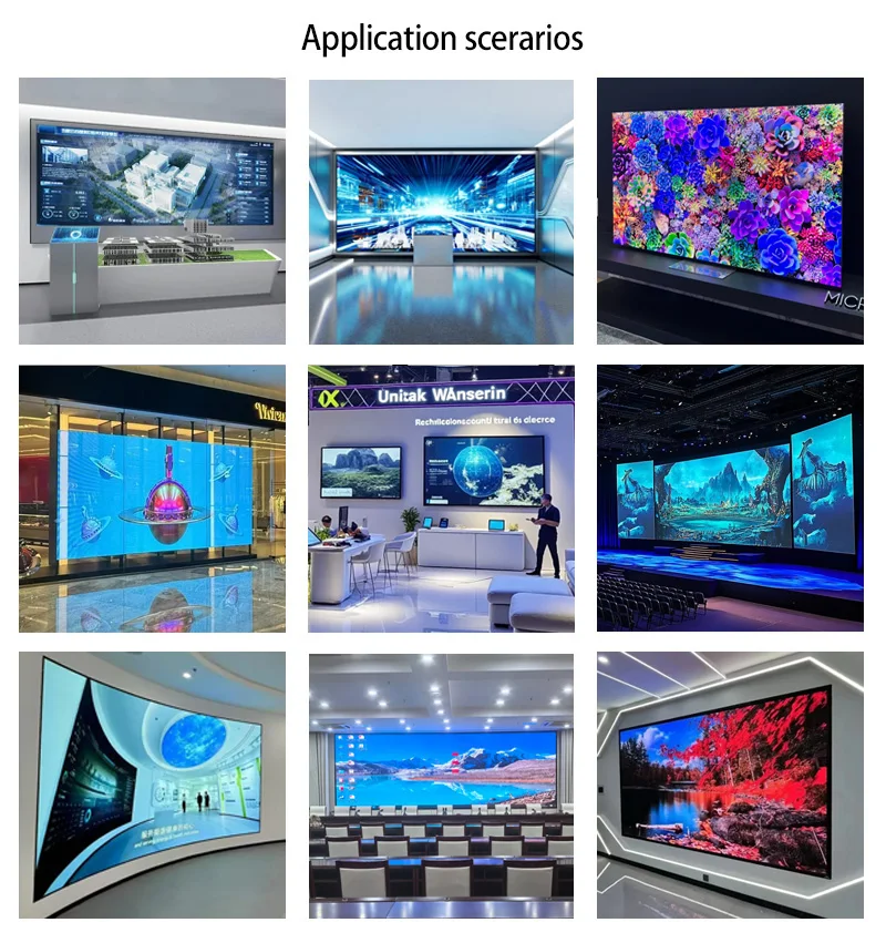P0.62 P0.78 P0.93 COB LED Display Indoor High Resolution LED Screen with 170° Viewing Angle