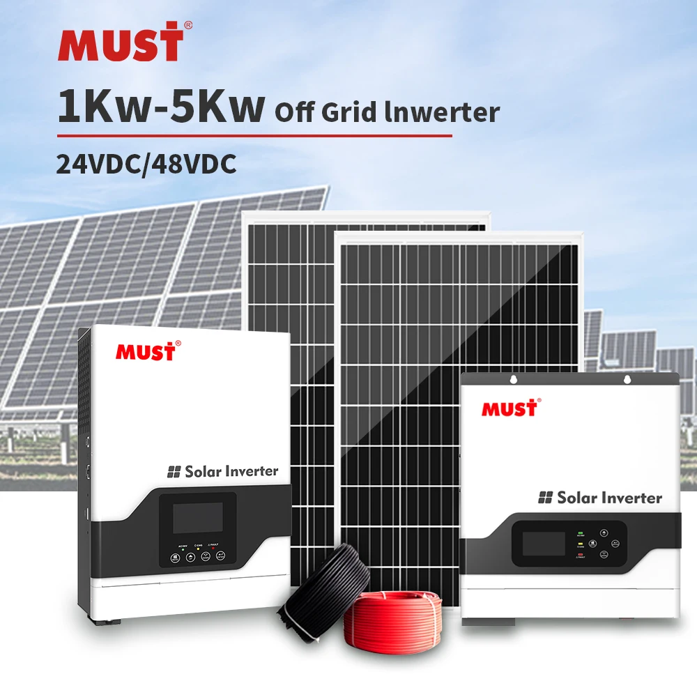 Must Hybrid Inverter Pv1800 Pro Series 3kw 5kw 8kw 450vdc Solar Power ...