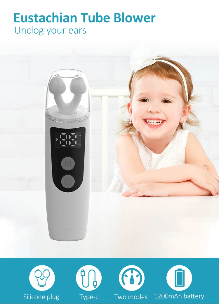 Eustachian Tube Blower Adjusting Ear Pressure Balance Otitis Media