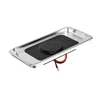 With Electroplated Silver Finish Tray
