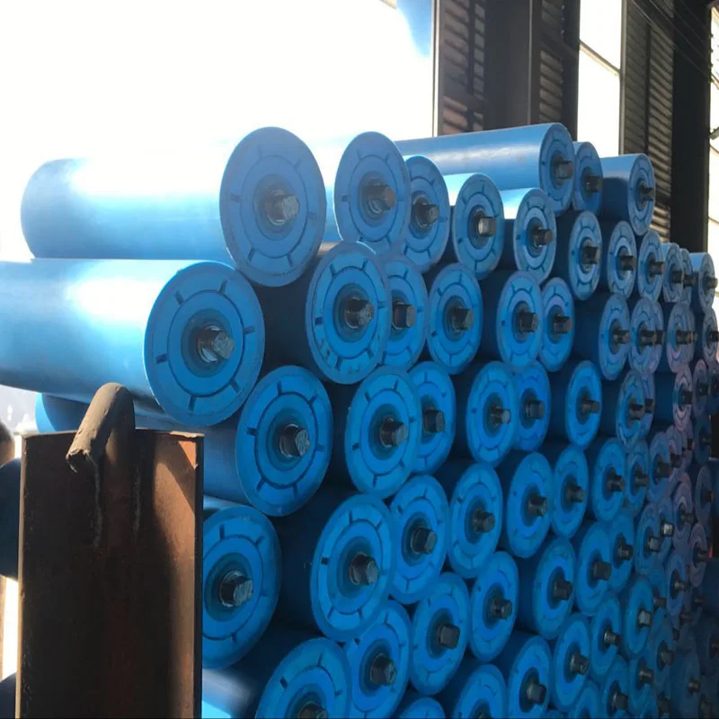 Conveyor HDPE Idler Roller Labyrinth Seals HDPE Rollers for Conveyor Belt