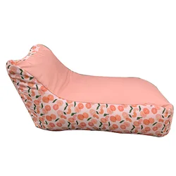 Pink Printing Memory Foam Bean bag Chaise Lounge Cover Living Room Bean Bag Sofa NO 2