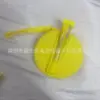 Lápiz labial redondo amarillo limón-bolsa de almacenamiento universal