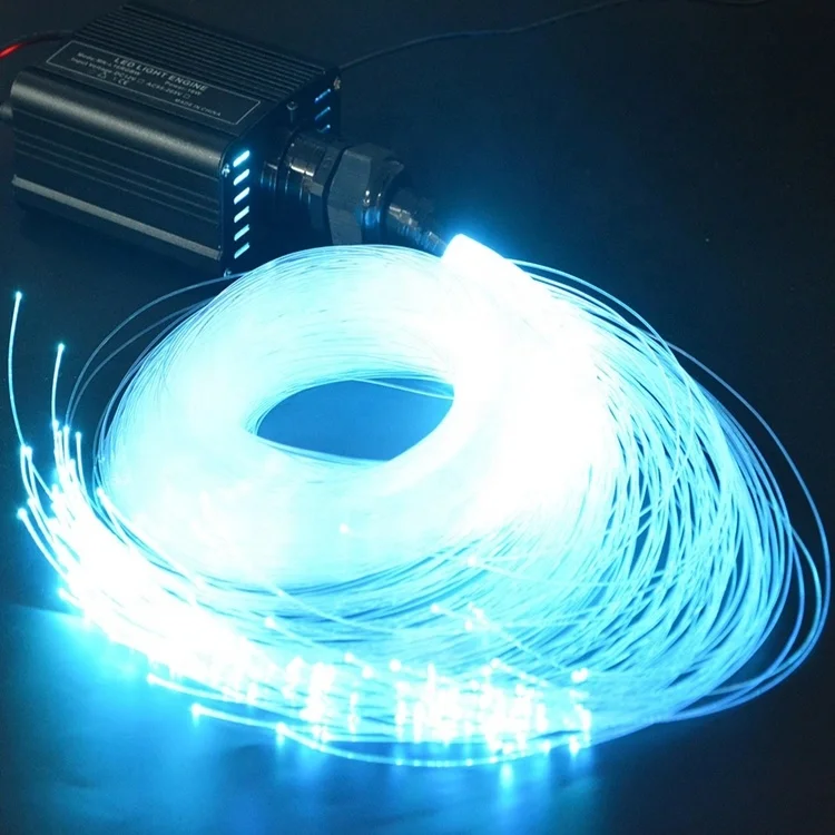 VASTFIRE Cavo Ottico A LED In Fibra Ottica – 300 Pezzi Da 0,75mm X 3 Metri – PMMA End Glow Per Soffitto Stellare - 3