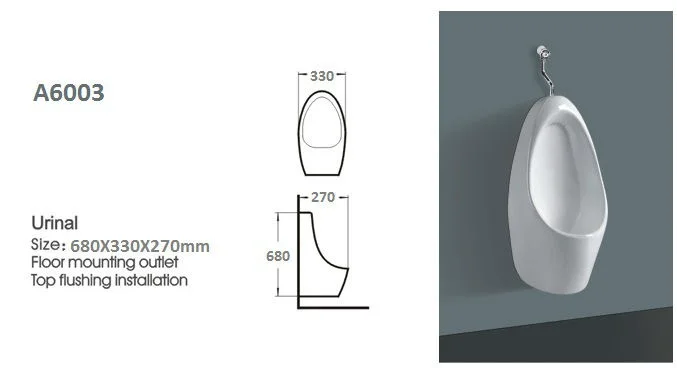A6003 wall hung urinal