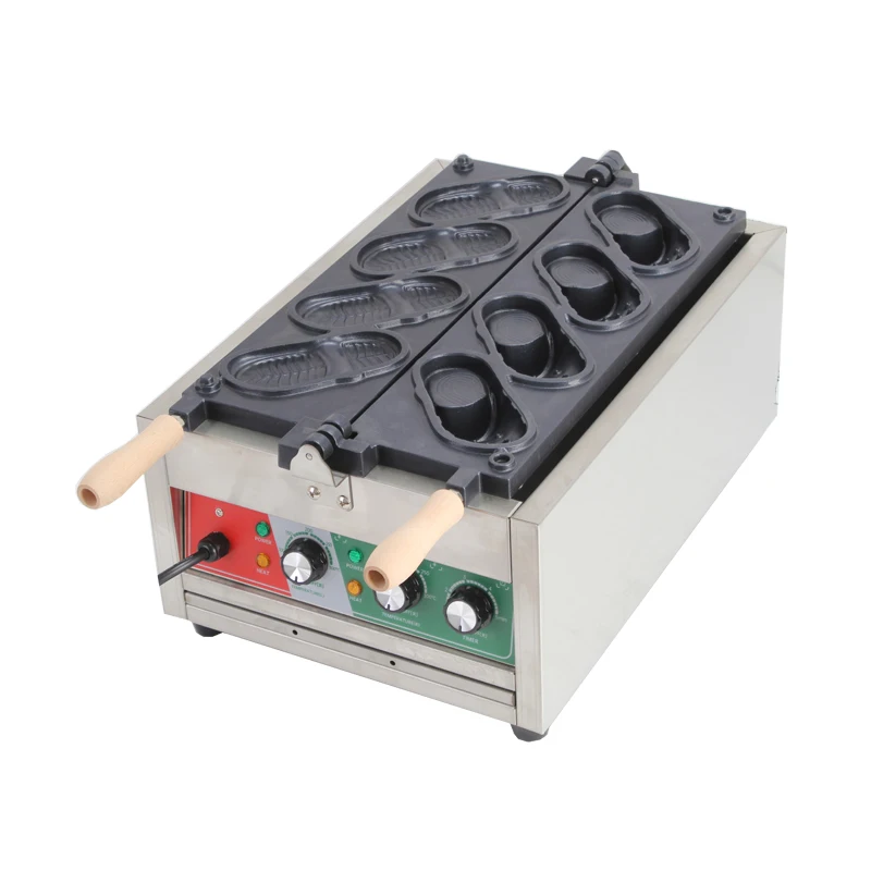 クロックス型焼き型 電気式 業務用クロックス型ワッフルメーカー 電気式高生産性スナックマシン