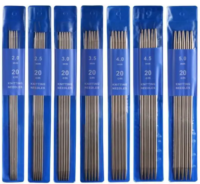 Factory Sale Stainless Steel Knitting & Crochet Needles Set for Hand Sewing Use