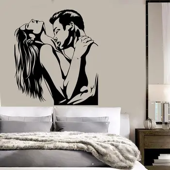 New Design Lovers Quotes Wall Sticker For Bedroom Decor Decals Room Decoration Stickers Sweet Home Girls Mural Wallpaper