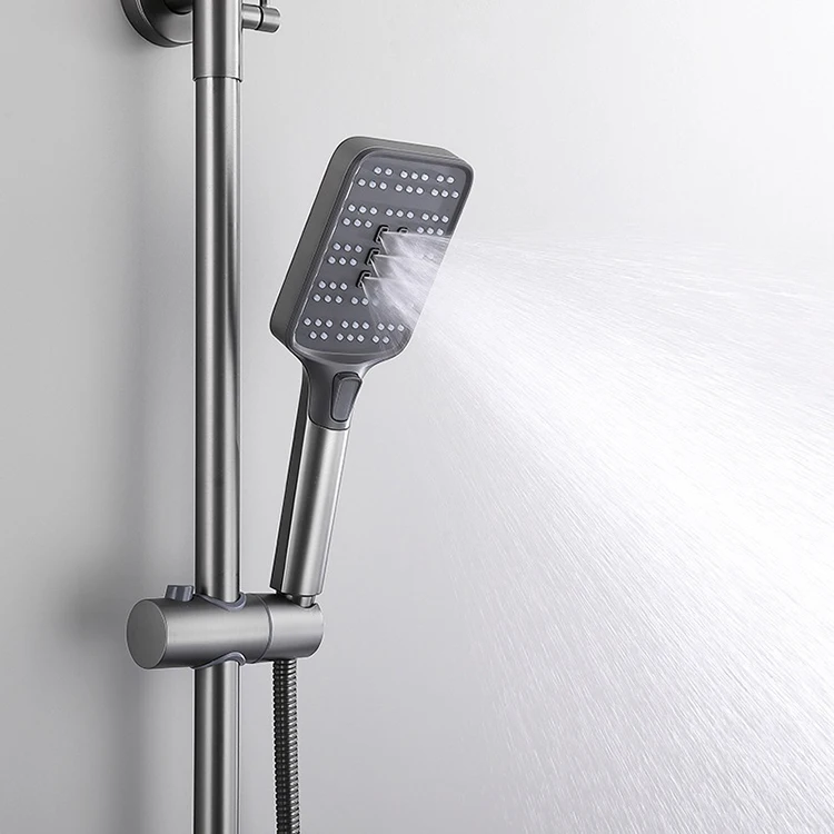 Juego de mezclador completo de ducha para baño frío y caliente