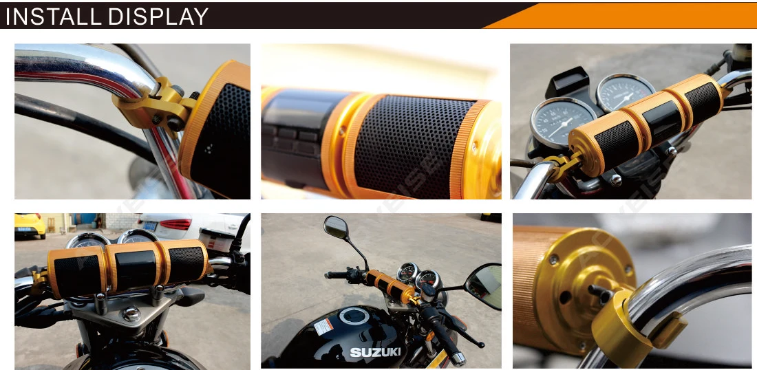 Waterproof Motorcycle Audio System 600W BT Stereo Radio