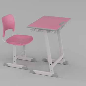 Patent Design Comfortable Fixed School Desk and Chair Set for Classroom and Study Room Use